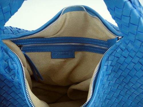 Bottega Veneta Nappa Hobo Lambskin Bag 5091 blue